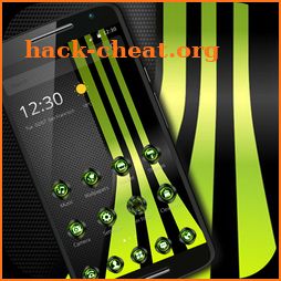 Fluorescent Green Stripe Theme icon