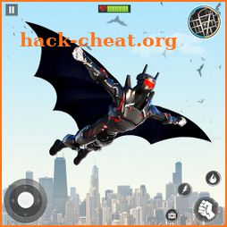 Flying Bat Game Bat Superhero icon