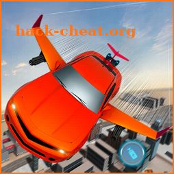 Flying Car Stunts Driver City Simulator icon