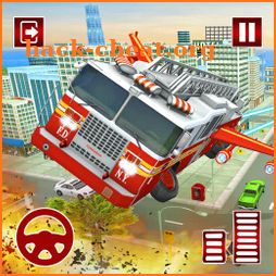 Flying Fire Fighter Rescue Truck:Rescue Game icon