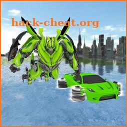 Flying Robot Car Game 2018- Flight Drive Simulator icon