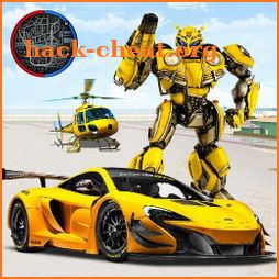 Flying Robot Car Transform Simulator Robot Games icon