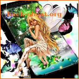 Forest fairy magical night live wallpaper icon