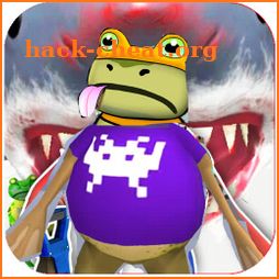 Frog vs shark Game Smilulator icon