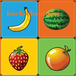 Fruits Memory Game for kids icon