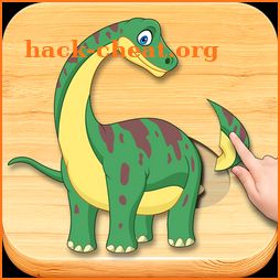 Funny Dinosaurs Kids Puzzles, full game. icon