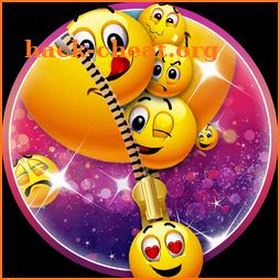 Funny Zipper Emoji 3D Live Lock Screen Wallpapers icon