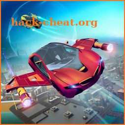 Futuristic Flying Car Racer icon