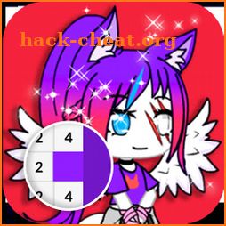 Gacha Life Coloring Books - Pixel Art icon