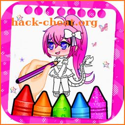 Gacha Neon GL Coloring Book icon