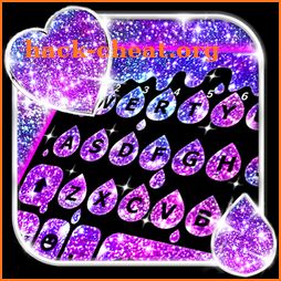 Galaxy Drop Heart Keyboard Theme icon