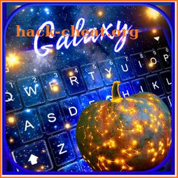 Galaxy Jack O Lantern Keyboard Theme icon