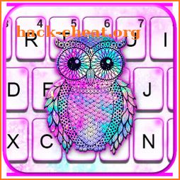 Galaxy Owl Keyboard Theme icon