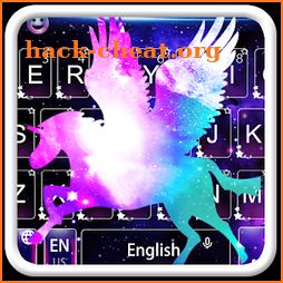 Galaxy Unicorn Keyboard Theme icon