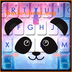 Galaxy Unicorn Panda Keyboard Theme icon