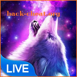 Galaxy Wolf Live Wallpaper icon