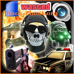 Gaming Photo Editor: Night Vision Shooter Sticker icon