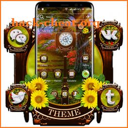 Garden Clock Theme Launcher icon