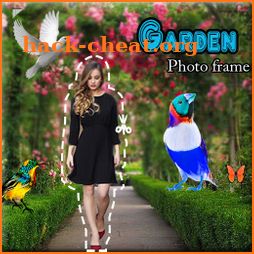 Garden Photo Frame : Photo Cut past Editor icon