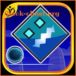 Geometry shadow dash icon