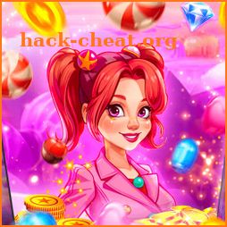 Girl Funny Candy Day icon