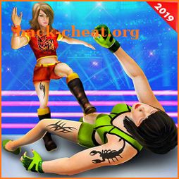 Girl Ring Fighting Championship Wrestling icon