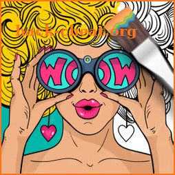 Girls Coloring Book icon