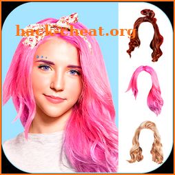 Girls Hairstyles Photo Editor icon