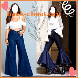 Girls Jeans Photo Suit icon