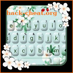 Girly Charming Floral Keyboard Theme icon