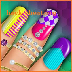 Girly Nail Salon: Mani Pedi & Nail Art Designs icon