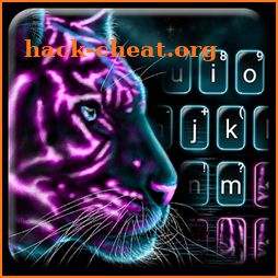 Gleamy Tiger Keyboard Theme icon