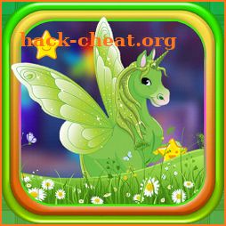 Gleeful Green Unicorn Escape icon