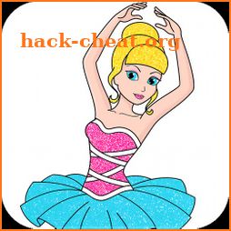 Glitter Ballerina Coloring Book icon