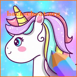 Glitter Coloring Book icon