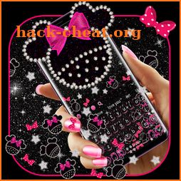 Glitter Minny Gravity keyboard icon