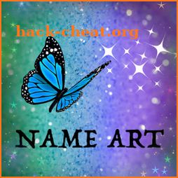 Glitter Name Art Maker icon