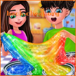 Glitter Six Gallon Slime Rainbow Squishy icon