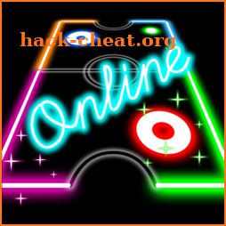 Glow Air Hockey Online icon