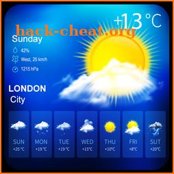 Go-weather:WeatherUK Daily&Hourly Weather Forecast icon