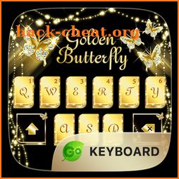 Golden Butterfly GO Keyboard Theme icon