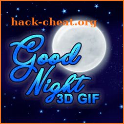 Good Night 3D GIF icon