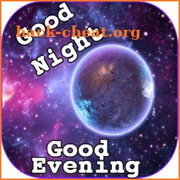 Good Night and Good evening Messages images GIF icon