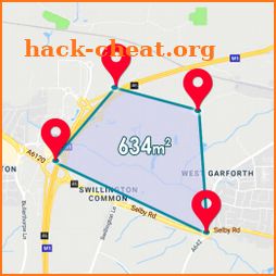 GPS Fields Area Measure & Map Distance Calculator icon