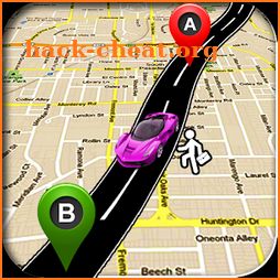 GPS Route Finder - GPS, Maps, Navigation & Traffic icon