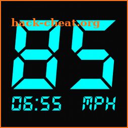 GPS Speedometer-Digital and live Map tracking ,HUD icon
