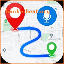 GPS, Voice Navigation live Map icon