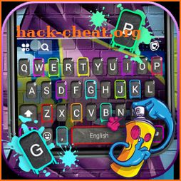 Graffiti Street Wall Keyboard Background icon