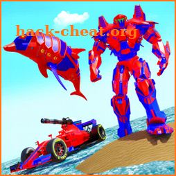 Grand Dolphin Robot Car Transform Robot Games icon