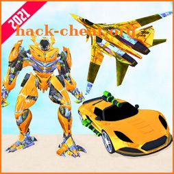 Grand Flying Jet Robot Car Transform Games 2021 icon